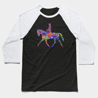 Equestrian watercolor Baseball T-Shirt